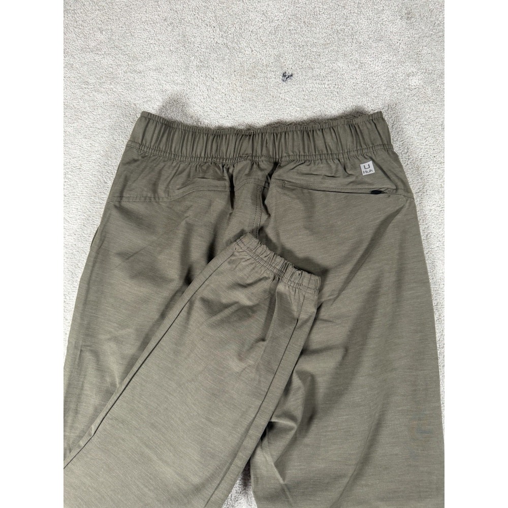 HUK Pants men's M 30x28 Performance Jogger Olive Green Fishing Active Outdoor